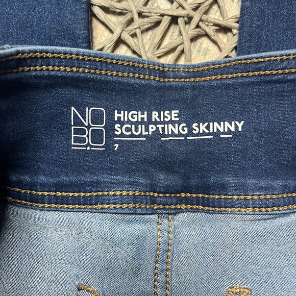 NOBO Deep Indigo High Rise Jeans Skinny - Picture 2 of 6